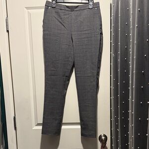 Anne Klein Charcoal Checkered Pantsuit